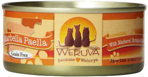 0878408000027 - WERUVA MARBELLA PAELLA CANNED CAT FOOD CASE