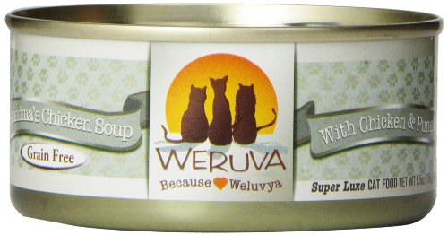 0878408000225 - WERUVA CAT FOOD, GRANDMA'S CHICKEN SOUP, 5.5-OUNCE CANS (PACK OF 24)