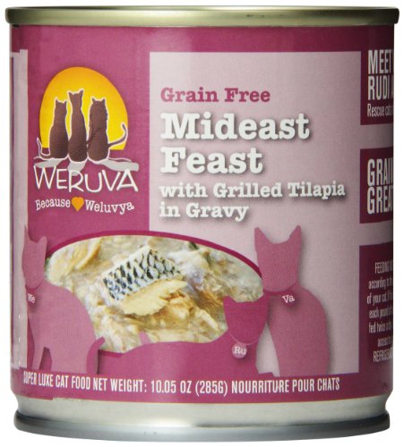0878408002373 - WERUVA MIDEAST FEAST WITH GRILLED TILAPIA CANNED CAT FOOD, 10.05 OUNCE CANS, (PACK OF 12)