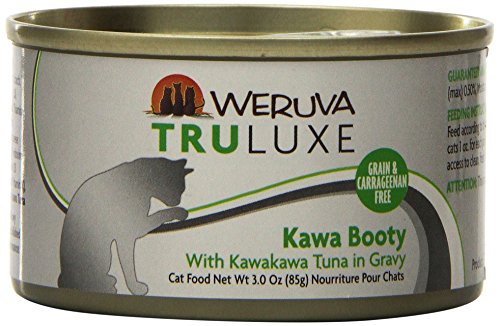0878408003271 - WERUVA'S TRULUXE CAT FOOD, KAWA BOOTY WITH KAWAKAWA TUNA IN GRAVY, 3OZ CAN (PACK OF 24)
