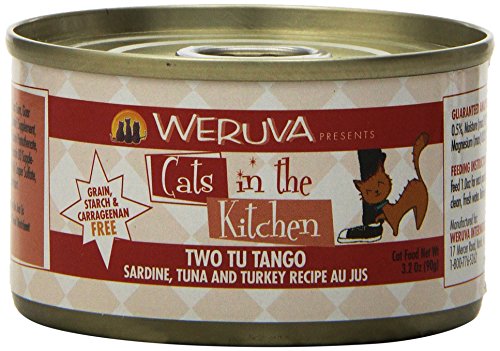 0878408008375 - WERUVA CATS IN THE KITCHEN TWO TU TANGO CAT FOOD (3.2 OZ (24 CAN CASE))
