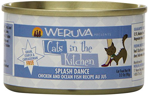 0878408008498 - WERUVA CATS IN THE KITCHEN SPLASH DANCE CAT FOOD (3.2 OZ (24 CAN CASE))