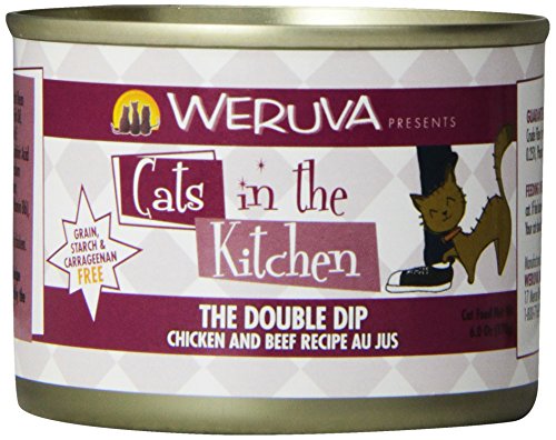 0878408009013 - WERUVA CATS IN THE KITCHEN THE DOUBLE DIP CAT FOOD (6 OZ (24 CAN CASE))