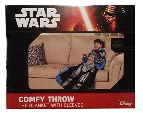 0087918054455 - DISNEY LUCAS FILMS STAR WARS THE FORCE AWAKENS TROOP CAPTAIN PHASMA YOUTH COMFY THROW WITH SLEEVES, 48 BY 48