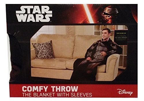 0087918054479 - DISNEY LUCAS FILMS STAR WARS THE FORCE AWAKENS PHASMA ADULT COMFY THROW WITH SLEEVES, 48 BY 71