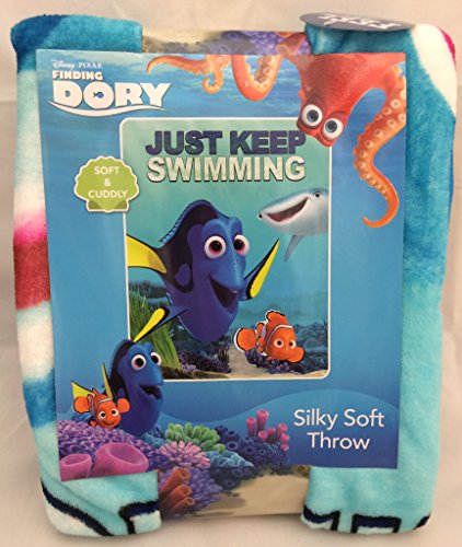 0087918092969 - DISNEY FINDING DORY BEACH WELCOME 40 X 50 SILK TOUCH THROW