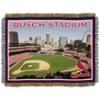 0087918199262 - MLB 48 X 60 STADIUM SERIES TAPESTRY THROW, ST. LOUIS CARDINALS NEW BUSCH STADIUM
