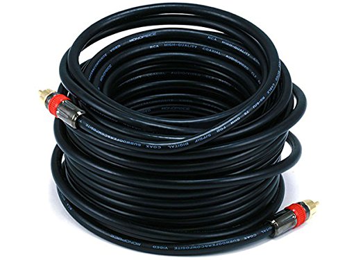 0879488288466 - MONOPRICE 102684 50-FEET HIGH QUALITY RG6 RCA CL2 RATED DIGITAL COAXIAL AUDIO CABLE