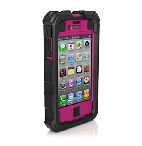 0879562039526 - BALLISTIC (HC) HARD CORE CASE WITH HOLSTER FOR IPHONE 4/4S (BLACK/HOT PINK)