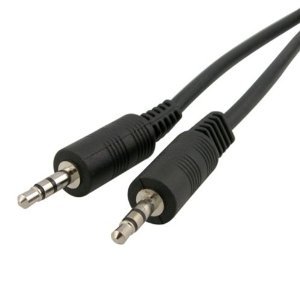 0879562274712 - FOSMON 3.5MM STEREO MALE TO 3.5MM STEREO MALE CABLE - 3FT (1M) - BLACK