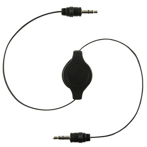 0879562312131 - FOSMON 3.5MM STEREO AUX AUXILIARY RETRACTABLE AUDIO CABLE CORD FOR THE PANTECH MARAUDER