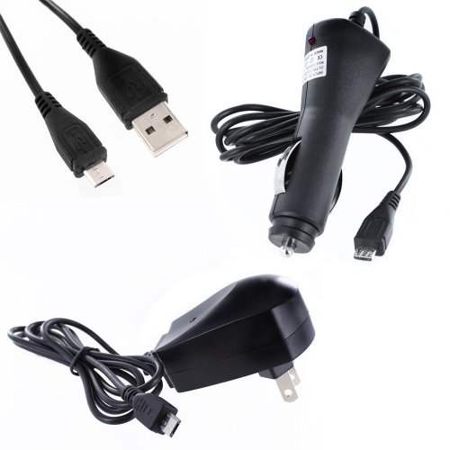 0879562317723 - FOSMON MICRO USB VALUE PACK BUNDLE FOR ZTE SAVVY Z750C (STRAIGHT TALK)- INCLUDES