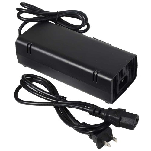 0879565105990 - FOSMON 12V AC ADAPTER CHARGER POWER SUPPLY REPLACEMENT FOR MICROSOFT XBOX 360 E