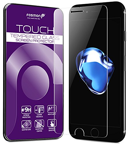 0879565380625 - IPHONE 7 SCREEN PROTECTOR, FOSMON TOUCH HD CLEAR GLASS SCREEN SHIELD FOR APPLE IPHONE 7 4.7
