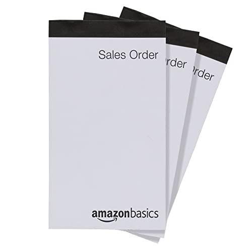 0087958473025 - AMAZON BASICS SALES ORDER BOOK, 2-PART CARBONLESS, 3-PACK