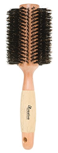 0879638000047 - CREATIVE HAIR BRUSHES CLASSIC ROUND SUSTAINABLE WOOD, XXX- LARGE, 4.2 OUNCE