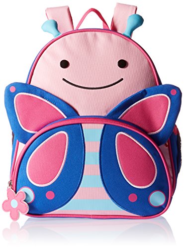 0879674016668 - SKIP HOP ZOO TODDLER KIDS BACKPACK, BUTTERFLY, GIRL, PINK, 12-INCHES