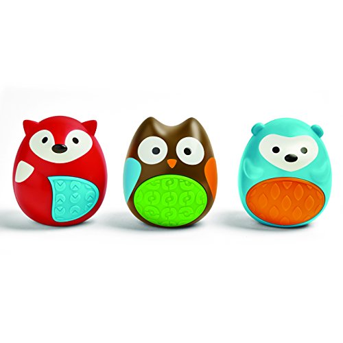 0879674022836 - SKIP HOP 3 PIECE EXPLORE AND MORE EGG SHAKER TOY