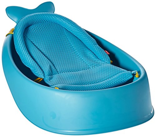 0879674024632 - INFANT SKIP HOP 'MOBY SMART SLING' THREE-STAGE TUB - BLUE