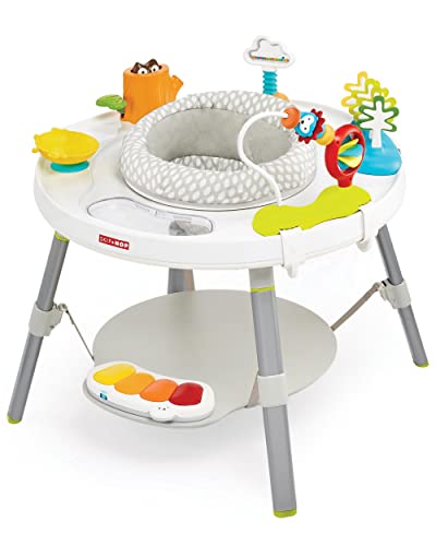 0879674025639 - BABY ACTIVITY CENTER SEAT BOUNCE & PLAY FUN TOYS BRIGHT STARTS TRIPLE STAGE