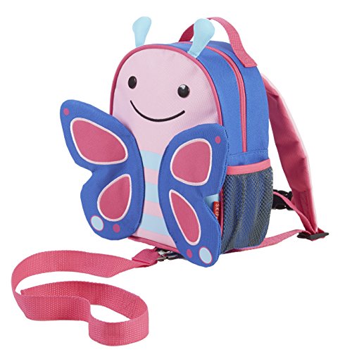 0879674029293 - SKIP HOP ZOO LITTLE KID AND TODDLER SAFETY HARNESS BACKPACK, BLOSSOM BUTTERFLY