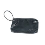 0879807003770 - BE QUICK EARTH LEATHER DIAPER POUCH BLACK LAVENDER