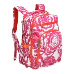 0879807007747 - BE RIGHT BACK' DIAPER BACKPACK FUCHSIA BLOSSOMS
