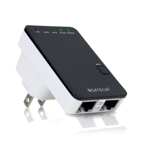 0879961003012 - SATECHI WIRELESS 300MBPS MULTIFUNCTION MINI ROUTER / REPEATER / ACCESS POINT / CLIENT / BRIDGE