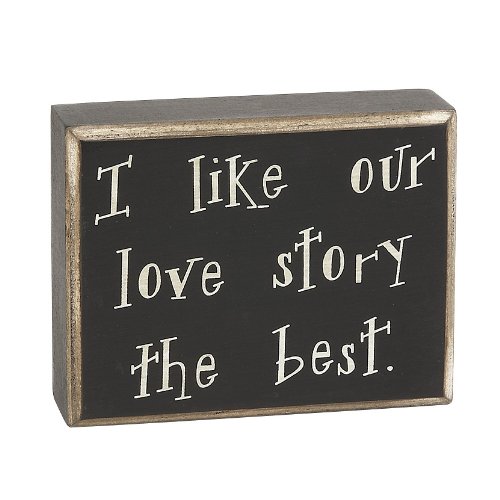 0879972003841 - COLLINS OUR LOVE STORY BOX SIGN