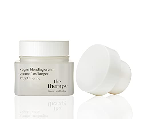 8801051465457 - THE FACE SHOP THE THERAPY VEGAN BLENDING CREAM | ORGANIC VEGAN ANTI-AGING FACE MOISTURIZER | ELASTICITY IMPROVEMENT, SKIN-FRIENDLY, 2-IN-1 WITH GEL & CREAM | ECO-FRIENDLY, REFILLABLE, 2.02 FL. OZ