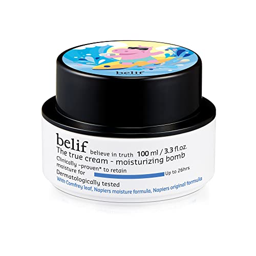 8801051475203 - BELIF THE TRUE CREAM MOISTURIZING BOMB | 26 HOURS HYDRATING ANTIOXIDANT FACE SKINCARE | SOOTHING & LIGHTWEIGHT WITH POWERFUL HYDRATING HERB BLEND | FACIAL MOISTURIZER FOR DRY & OILY SKIN