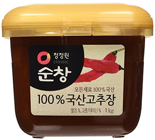 8801052742588 - PREMIUM RED CHILI PASTE, GOCHUJANG WITH 100% KOREAN INGREDIENTS (LARGE 2.2 LB) BY CHUNG-JUNG-ONE