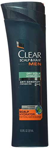 0880147544618 - CLEAR MEN SCALP THERAPY 2 IN 1 SHAMPOO + CONDITIONER, DRY SCALP HYDRATION ANTI-DANDRUFF 12.9 OUNCE
