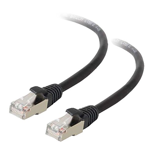 0088021251199 - C2G/CABLES TO GO 28696 CAT5E MOLDED SHIELDED (STP) NETWORK PATCH CABLE, BLACK (50 FEET/15.24 METERS)