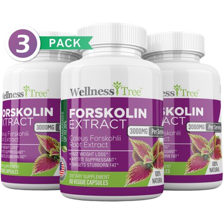 0880257872342 - FORSKOLIN 3000MG MAX STRENGTH - FORSKOLIN EXTRACT FOR WEIGHT LOSS (3 PACK)