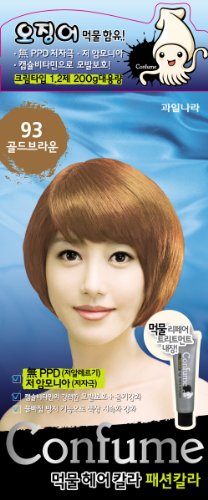 8803348008392 - CONFUME SQUID INK HAIR COLOR 93 - GOLD BROWN