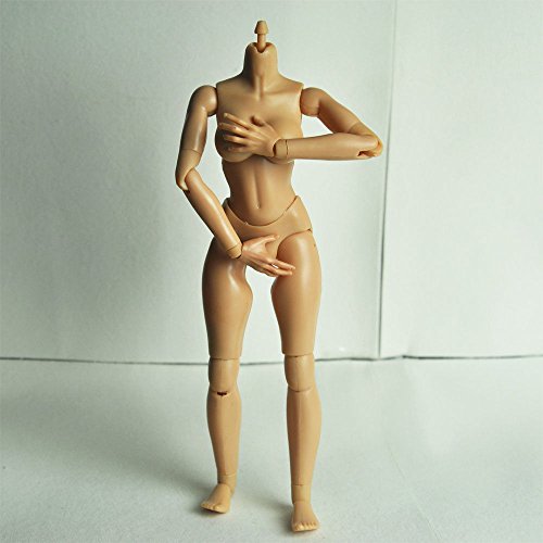 8803663586315 - 1/6 SCALE CUSTOM FEMALE NUDE BODY NORMAL BREAST FIT HOT TOYS CG CY HEAD