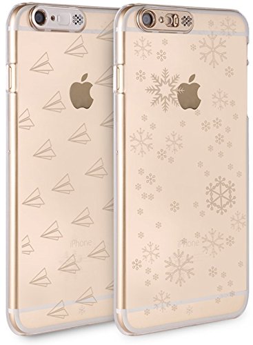 8804568897506 - H_FOURTEEN COUPLES ITEMS REFRACTED LIGHT EMITTING PHONE CASE FOR APPLE IPHONE 6 (SNOW)