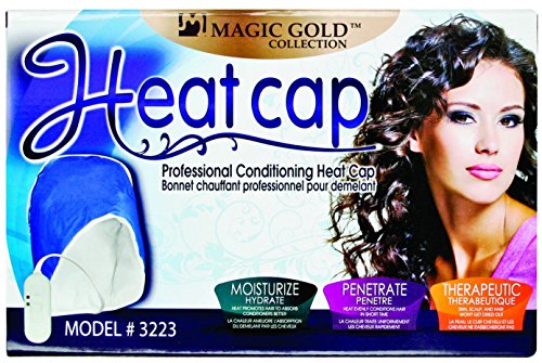 8805449322308 - MAGIC GOLD COLLECTION HEAT CAP, MOISTURIZER, MOISTURIZE, PENETRATE, THERAPEUTIC, HAIR WON'T DRY, HAIR ABSORBS CONFITIONERS BETTER, HEAT EVENLY CONDITIONS HAIR
