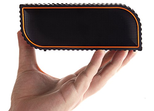 0088057080695 - PROLIX TOUCH CONTROL PORTABLE BLUETOOTH SPEAKER WITH NFC TECHNOLOGY (BLACK/ORANGE)
