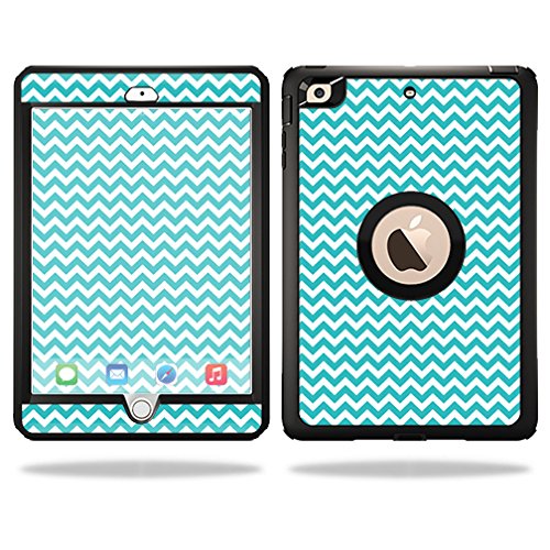 0088057838104 - MIGHTYSKINS PROTECTIVE VINYL SKIN DECAL COVER FOR OTTERBOX DEFENDER APPLE IPAD MINI 3 WRAP STICKER SKINS TURQUOISE CHEVRON