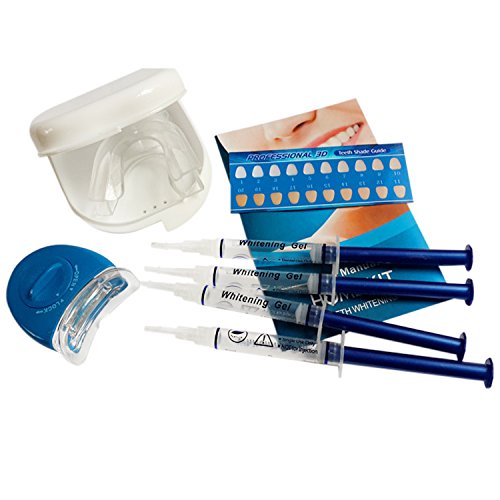 0088057980810 - WHITE 360 PROFESSIONAL TEETH WHITENING KIT WITH CARBAMIDE PEROXIDE, EASY-TO-USE, BEAUTIFUL RESULTS - INCLUDES 3 X WHITENING GEL IN SYRINGES, WHITENING LIGHT, MOUTH TRAY.