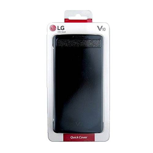 8806084997401 - GENUINE OEM ORIGINAL LG BLACK QUICK WINDOW VIEW FLIP COVER CFV-140 PROTECTIVE COVER CASE FOR LG V10 PHONE
