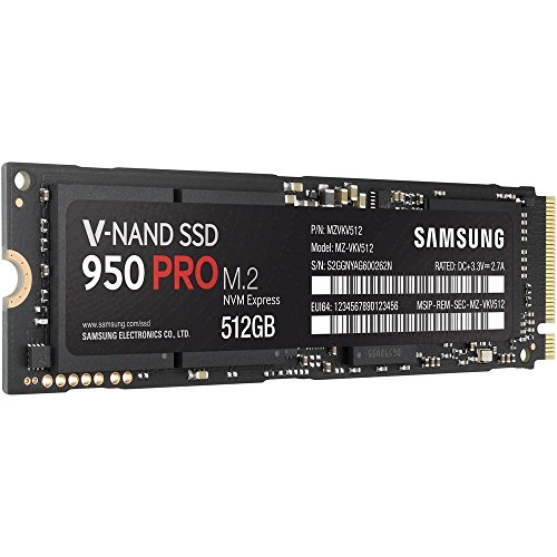 8806086777575 - SAMSUNG 950 PRO -SERIES 512GB PCIE NVME - M.2 INTERNAL SSD 2-INCH MZ-V5P512BW