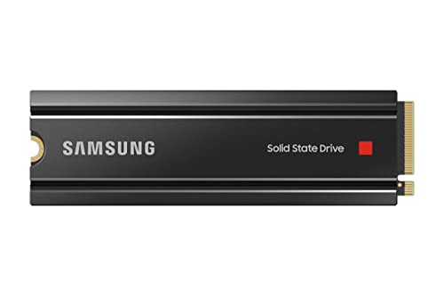 8806092837690 - SAMSUNG 980 PRO SSD WITH HEATSINK 2TB PCIE GEN 4 NVME M.2 INTERNAL SOLID STATE HARD DRIVE, HEAT CONTROL, MAX SPEED, PS5 COMPATIBLE, MZ-V8P2T0CW