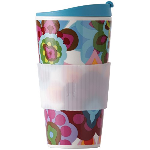 8806179699333 - FRENCH BULL - PORCELAIN TRAVEL MUG WITH LID - TRAVELER - TO-GO TEA AND COFFEE CUP - GALA