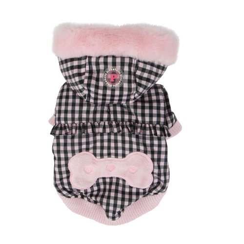 8806311190520 - PINKAHOLIC NEW YORK WITTY WINTER COAT FOR DOGS, MEDIUM, PINK