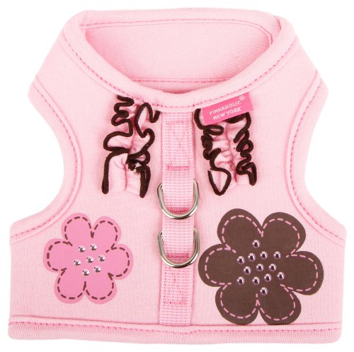 8806311195617 - PINKAHOLIC NEW YORK CHOCO MOUSSE HARNESS FOR DOGS, PINK, MEDIUM