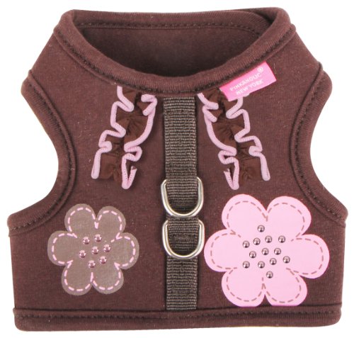 8806311195655 - PINKAHOLIC NEW YORK CHOCO MOUSSE HARNESS FOR DOGS, BROWN, LARGE