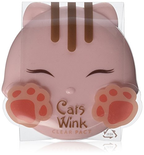 8806358548315 - TONYMOLY CATS WINK CLEAR PACT, CLEAR BEIGE